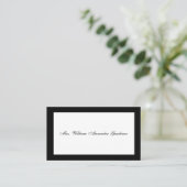 Rufkarte Visitenkarte (Stehend Vorderseite)