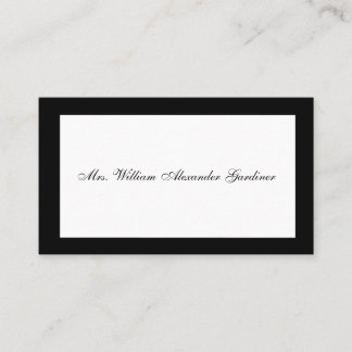 Rufkarte Visitenkarte