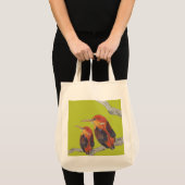 Rufous Backed Kingfisers auf einer Tote-Tasche - ( Tragetasche (Vorderseite (Produkt))