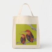 Rufous Backed Kingfisers auf einer Tote-Tasche - ( Tragetasche (Vorne)