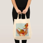 Rufous Hummingbird auf einer Tote-Tasche Tragetasche (Vorderseite (Produkt))