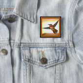 Rufous Hummingbird Button (Beispiel)