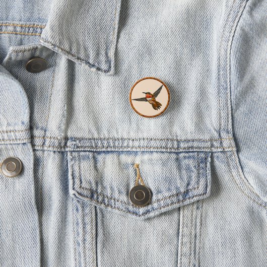 Rufous Hummingbird Button (Beispiel)