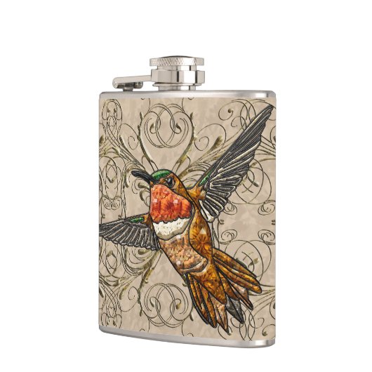 Rufous Hummingbird Flachmann (Links)