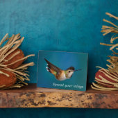 Rufous Hummingbird Fotoplatte (Seite)