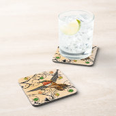 Rufous Hummingbird Getränkeuntersetzer (Rechte Seite)