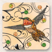 Rufous Hummingbird Getränkeuntersetzer (Vorderseite)