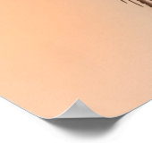 Rufous Hummingbird in einer schönen Pose Poster (Ecke)