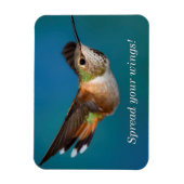 Rufous Hummingbird Magnet (Vertikal)