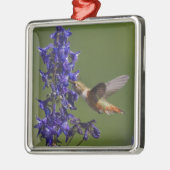 Rufous Hummingbird Ornament Aus Metall (Links)