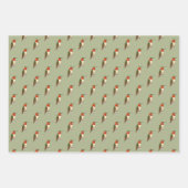 Rufous Hummingbird Pattern Geschenkpapier Set (Vorderseite 2)