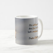 Rufous Hummingbird Psalm 115:13 KJV Kaffeetasse (VorderseiteRechts)