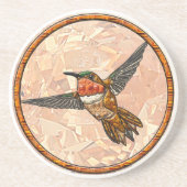 Rufous Hummingbird Sandstein Untersetzer (Vorne)