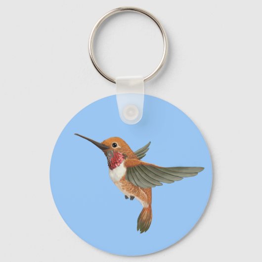 Rufous Hummingbird Schlüsselanhänger (Vorderseite)