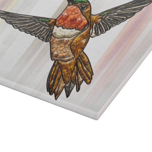 Rufous Hummingbird Schneidebrett (Ecke)
