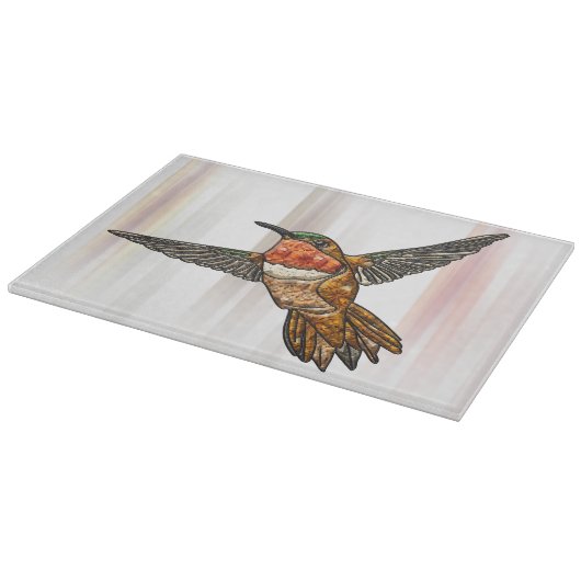 Rufous Hummingbird Schneidebrett (Ecke)