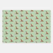 Rufous Hummingbird Wrapping Paper Sheets Geschenkpapier Set (Vorderseite)