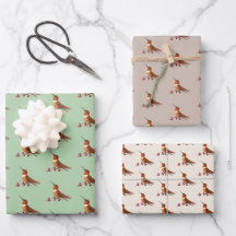 Rufous Hummingbird Wrapping Paper Sheets