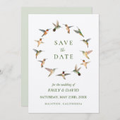 Rufous Hummingbirds Ankündigung Datum freihalten (Vorne/Hinten)