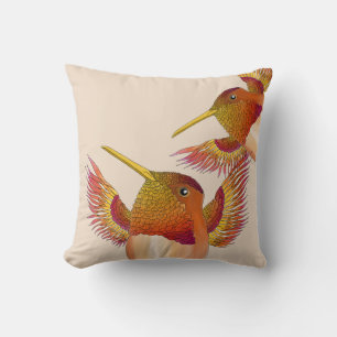 Rufous Hummingbirds auf einem Kissen