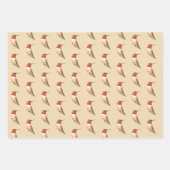 Rufous Hummingbirds Pattern Geschenkpapier Set (Vorderseite 3)
