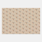 Rufous Hummingbirds Pattern Geschenkpapier Set (Vorderseite)
