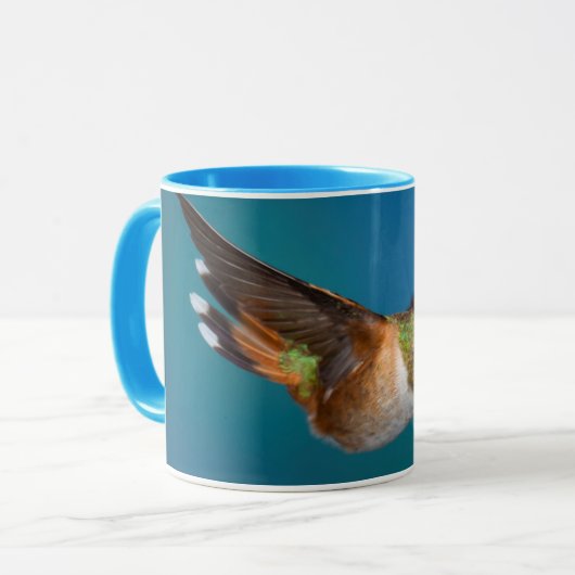 Rufous Kolibri Tasse (Vorderseite Links)