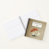 Rufous Milkcap Mushroom Personalisiert Notizblock (Innenseite)