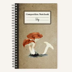 Rufous Milkcap Mushroom Personalisiert Notizblock