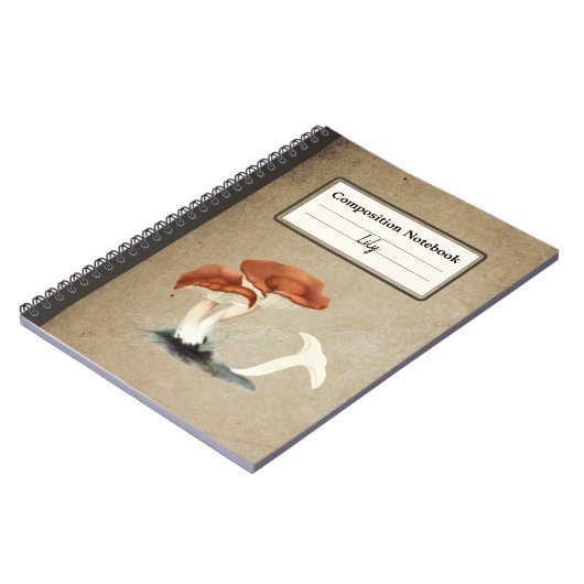 Rufous Milkcap Mushroom Personalisiert Notizblock (Linke Seite)