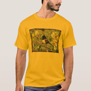 Rufous mit Seiten versehener Towhee-Spatz T-Shirt