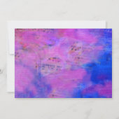 Ruft an die Torah Bat Mitzvah Einladung hebräisch (Rückseite)