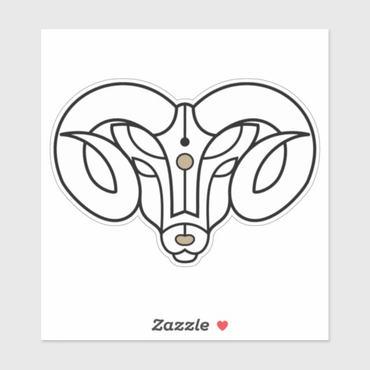 Ruft das schwarze Sternzeichen Feuer auf Aufkleber (Blatt)