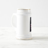 Ruft für Branchen-spezifische USA-Flagge Bierglas (Vorderseite Links)