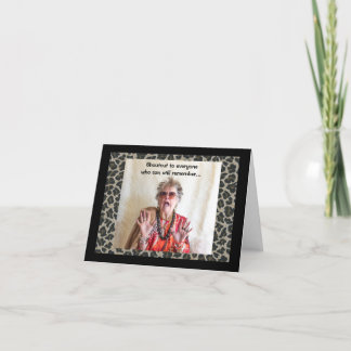 Ruft meine Leute an, die sich nicht an gestern eri Karte