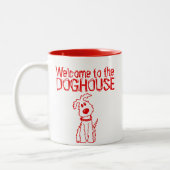 Rufus Doghouse Zweifarbige Tasse (Links)