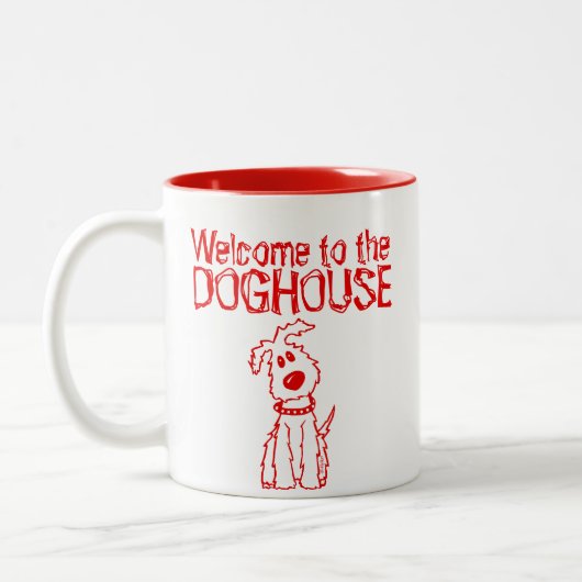 Rufus Doghouse Zweifarbige Tasse (Links)