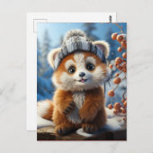 Rufus - Ein bezaubernder roter Panda Postkarte (Vorne/Hinten)