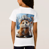 Rufus - Ein bezaubernder roter Panda T-Shirt (Rückseite)