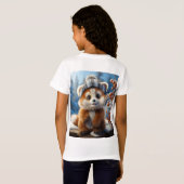 Rufus - Ein bezaubernder roter Panda T-Shirt (Schwarz voll)