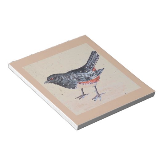 Rufus Sided Towhee Notizblock (angewinkelt)