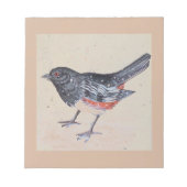 Rufus Sided Towhee Notizblock (Vorderseite)