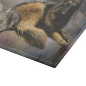 Rufus und Scampingbrett Schneidebrett (Ecke)