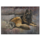 Rufus und Scampingbrett Schneidebrett (Vorderseite)