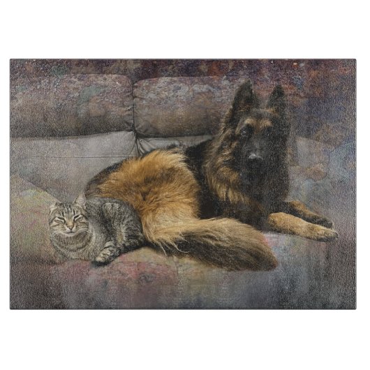 Rufus und Scampingbrett Schneidebrett (Vorderseite)