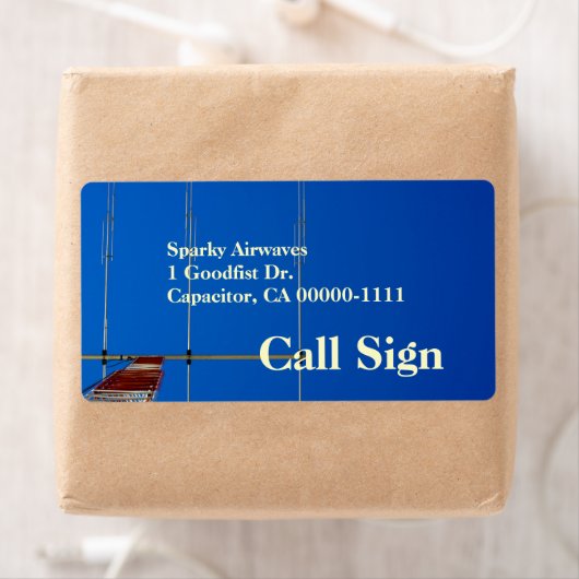 Rufzeichen der Amateurfunkantenne (Insitu)