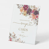 Rufzeichen der Pumpkin Fall Brautparty-Rezeptionsk Sockelschild (Vorderseite)