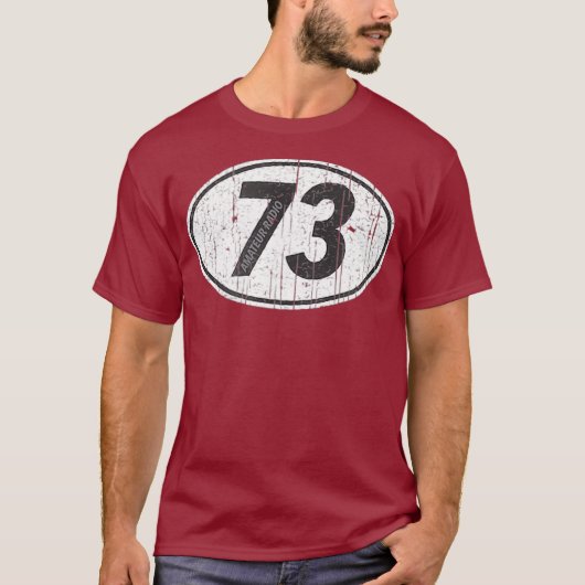 Rufzeichen des Amateurfunks T-Shirt (Vorderseite)