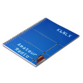 Rufzeichen für Amateurfunk und Beam 3 Notizblock (Linke Seite)