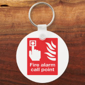 Rufzeichen für Feuermelder Schlüsselanhänger